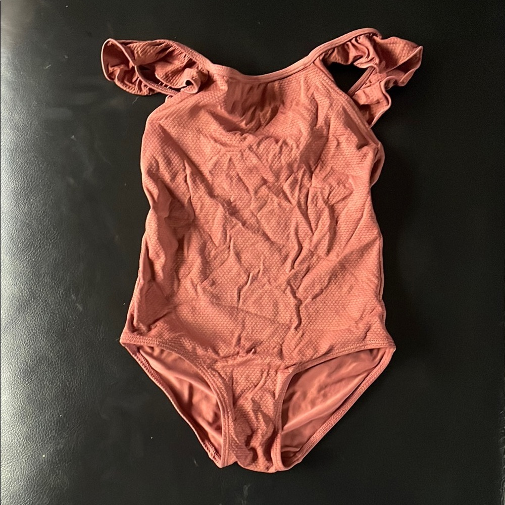 Kids One Piece Swimsuit - Rust